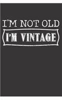 Old Senior Vintage Party Notebook Journal