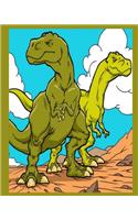 Scary Dinosaur Notebook
