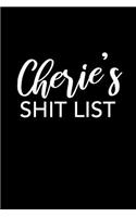 Cherie's Shit List