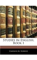 Studies in English, Book 1