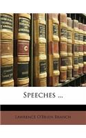 Speeches ...