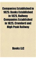Companies Established in 1825