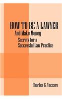 How to be a Lawyer