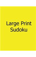 Large Print Sudoku: Fun, Large Grid Sudoku Puzzles