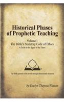 Historical Phases of Prophetic Teaching Volume I