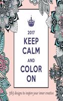 Keep Calm and Color on 2017 Calendar