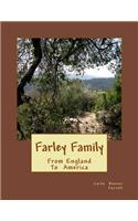 Farley Family: From England to America