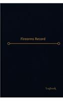 Firearms Record Log (Logbook, Journal - 120 pages, 6 x 9 inches): Firearms Record Logbook (Professional Cover, Medium)(Centurion Logbooks/Record Books)
