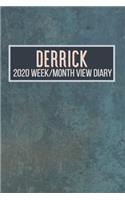 DERRICK 2020 Week/Month View Diary