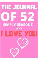 The Journal of 52 Reasons Why I Love You