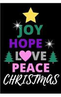 Joy Hope Love Peace Christmas
