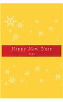 Happy New Year 2043 Notebook: Lined Notebook/Journal Gift 120 Pages, 6x9 Soft Cover, Matte Finish