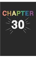 Chapter 30: diary, notebook, book 100 lined pages in softcover for everything you want to write down and not forget