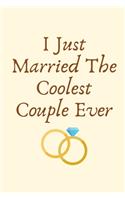 I Just Married The Coolest Couple Ever: Funny Wedding Officiant Gifts, Wedding Officiant Thank You Gifts, Officiant Gifts Idea, Gifts for Wedding Officiant