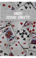 Onze Score Sheets