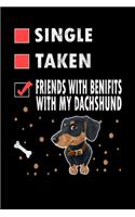 Dachshund Personalized Notebook: Funny Gift Idea for Dog Owner on Birthday - Journal to Writing