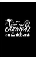 It's time for carnival: 6x9 CARNIVAL - blank with numbers paper - notebook - notes