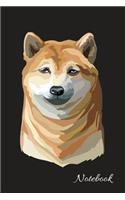 Notebook: Cute Shiba Inu, Blank Lined Journal Notebook, College Ruled Size 6" x 9", 110 Pages, Gift for Dog Lovers and Pet Owners - Cute Dog Notebook (Volume (8 Cute Dog Notebook)