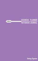 Business Planner Notebook Journal