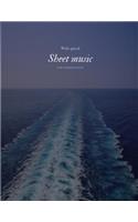 Wide Spaced Sheet Music for Composition