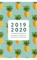 2019 2020 18 Month Weekly & Monthly Planner: January 2019 - June 2020