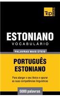 Vocabulário Português-Estoniano - 5000 palavras mais úteis