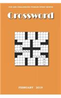 Crossword: February, 2019