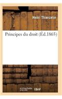 Principes Du Droit 2e Éd