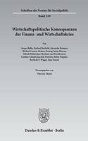 Wirtschaftspolitische Konsequenzen Der Finanz- Und Wirtschaftskrise