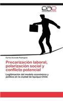 Precarizacion Laboral, Polarizacion Social y Conflicto Potencial: (Spanish)