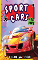 Sport Cars Coloring Book for Kids
