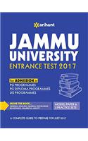 Jammu University Entrance Test 2017 (for Admissions in PG Programmes, PG Diploma Programmes & UG Programmes)