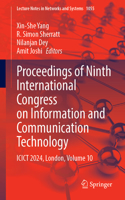 Proceedings of Ninth International Congress on Information and Communication Technology