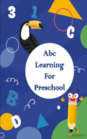 Abc Learning For Preschool