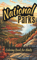 National Parks Coloring Book