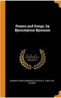 Poems and Songs, by Bjornstjerne Bjornson