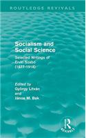 Socialism and Social Science (Routledge Revivals)