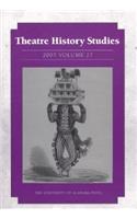 Theatre History Studies, Volume 27