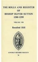 Rolls and Register of Bishop Oliver Sutton 1280-1299 [VIII]