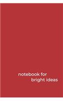 Notebook for Ideas