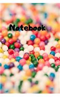Notebook: Notebook / Diary With Colored Cover - Wide Ruled Line Paper