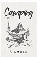 Camping Logbuch Sambia: 6x9 Reise Journal I Tagebuch für Camper und Zelt Fans I Wohnmobil Notizbuch I Travel Journal