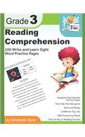 Reading Comprehension Grade 3, 100 Write-and-Learn Sight Word Practice Pages