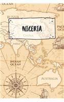 Nigeria: Ruled Travel Diary Notebook or Journey Journal - Lined Trip Pocketbook for Men and Women with Lines