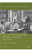 History of British Women's Writing, 1690-1750