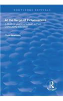 At the Verge of Inclusiveness: A Study of Learning Support in Post-Compulsory Education