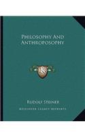 Philosophy and Anthroposophy