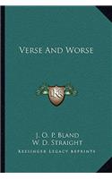 Verse and Worse