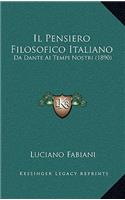 Il Pensiero Filosofico Italiano