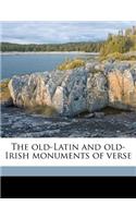 The Old-Latin and Old-Irish Monuments of Verse